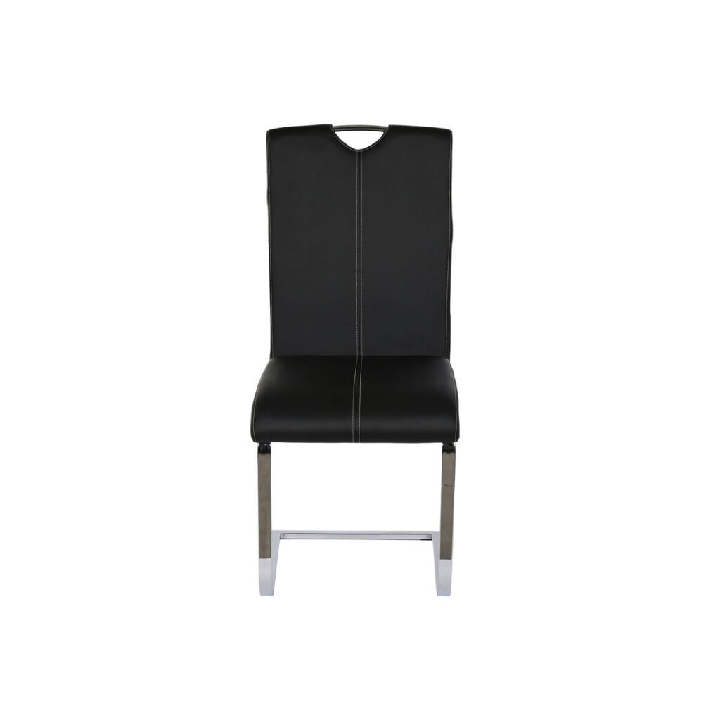 Καρέκλα Τραπεζαρίας DKD Home Decor Μαύρο Μέταλλο Πολυουρεθάνιο (59 x 45 x 102 cm)