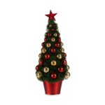 Χριστουγεννιάτικο δέντρο Κόκκινο Χρυσό Πράσινο Πλαστική ύλη 16 x 37