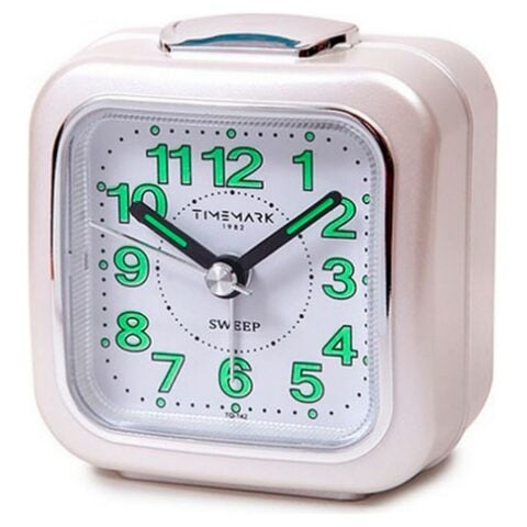 Αναλογικό Ρολόι Ξυπνητήρι Timemark Λευκό (7.5 x 8 x 4.5 cm)
