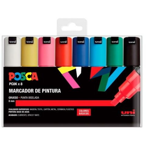 Σετ Μαρκαδόροι POSCA PC-8K 8 Τεμάχια Πολύχρωμο