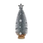 Χριστουγεννιάτικο Δέντρο με Αστέρι Ασημί 13 x 41 x 13 cm