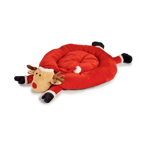 Κρεβάτιγια Σκύλους Τάρανδος Κόκκινο 84 x 18 x 97 cm