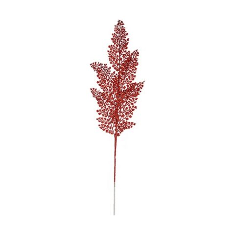 Κλαδί Χριστουγεννιάτικο στεφάνι Γκλίτερ 88 cm Κόκκινο Πλαστική ύλη