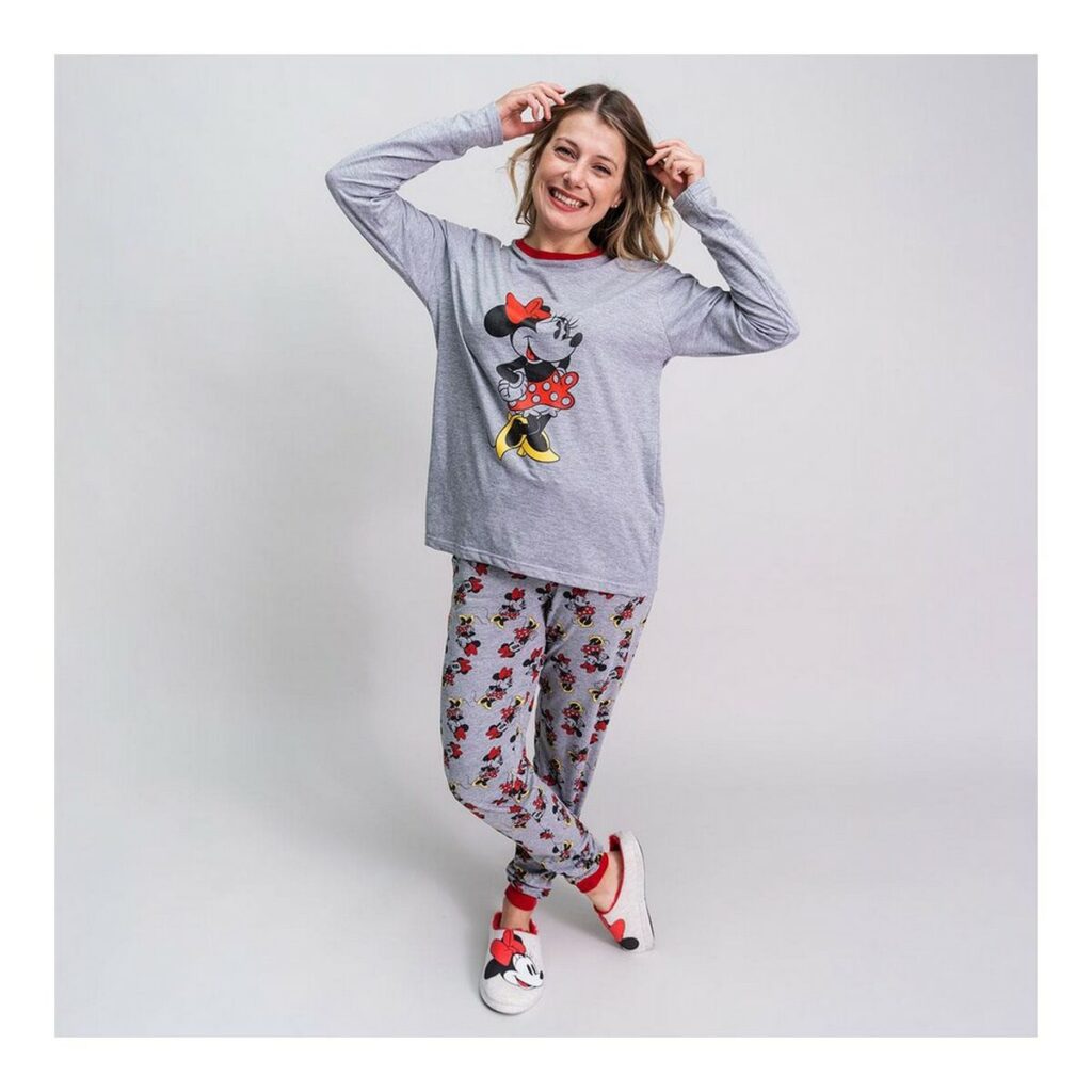 Πιτζάμα Minnie Mouse Γυναίκα Γκρι