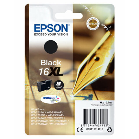 Αυθεντικό Φυσίγγιο μελάνης Epson 16XL Μαύρο