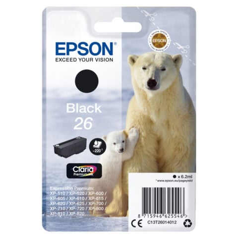 Αυθεντικό Φυσίγγιο μελάνης Epson T2601 Μαύρο