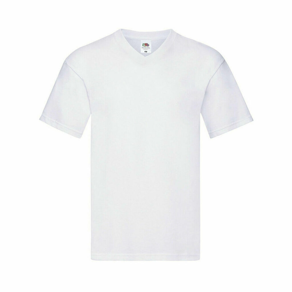 Unisex Μπλούζα με Κοντό Μανίκι 141318 100% βαμβάκι Λευκό (72 Μονάδες)