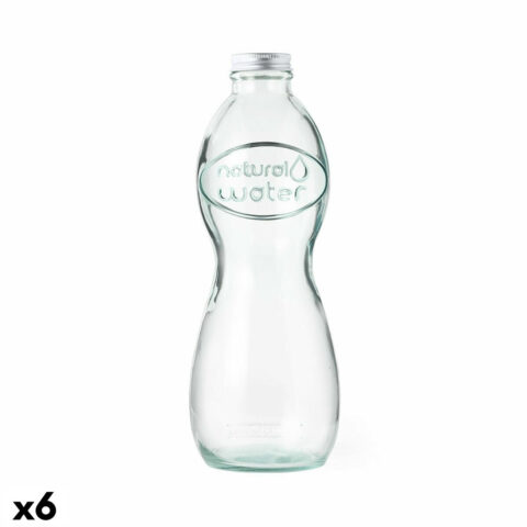 Μπουκάλι νερού 142647 Γυαλί (1 L) (x6)