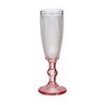 Ποτήρι για σαμπάνια Ροζ Διαφανές Γυαλί x6 (180 ml)