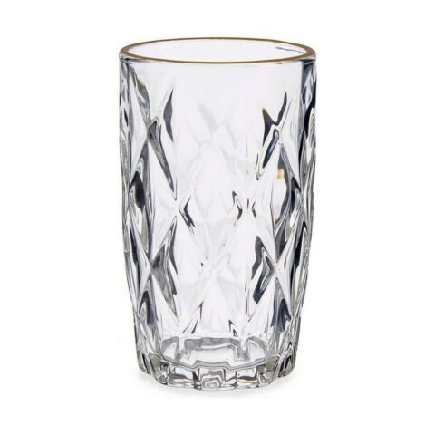 Ποτήρι Χρυσό Διαφανές Γυαλί x6 (340 ml)