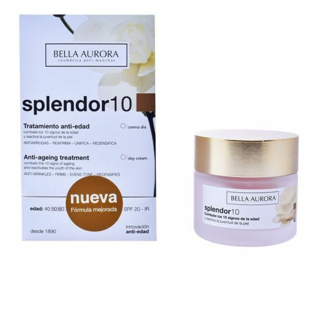 Αντιγηραντική Κρέμα Splendor 10 Bella Aurora 2526114 Spf 20 (50 ml) (50 ml)