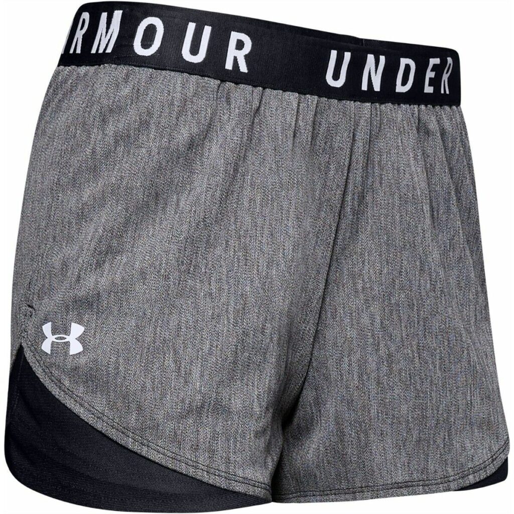 Γυναικεία Αθλητικά Σορτς Under Armour Play Up 3.0 Twist Σκούρο γκρίζο Μαύρο