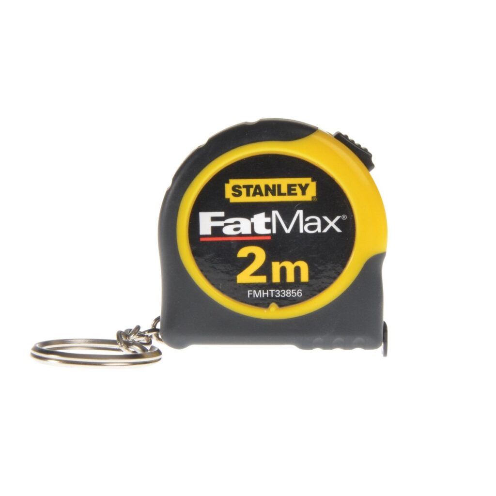 Μέτρο Tαινιών Stanley FatMax Μπρελόκ-αλυσίδα Mini Φυσικό καουτσούκ ABS (2 m x 13 mm)