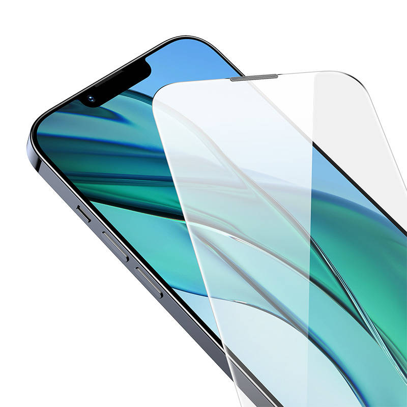 Baseus Crystal Tempered Glass Dust-proof 0.3mm for iPhone 14 Plus/13 Pro Max (2pcs)