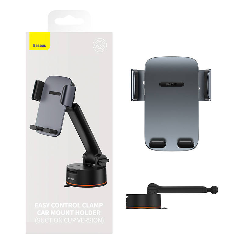 Car Holder Baseus Easy Control Clamp with suction cup (tarnish)