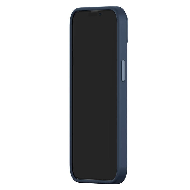 Baseus Liquid Silica Magnetic Case and Tempered Glass set for iPhone 14 Pro Max (blue)