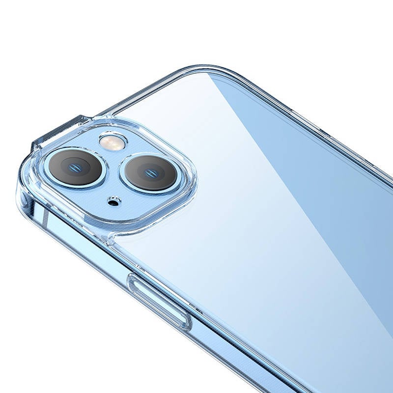Baseus SuperCeramic Transparent Glass Case and Tempered Glass set for iPhone 14