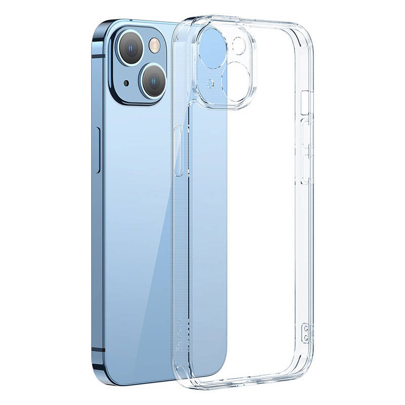 Baseus SuperCeramic Transparent Glass Case and Tempered Glass set for iPhone 14 Plus