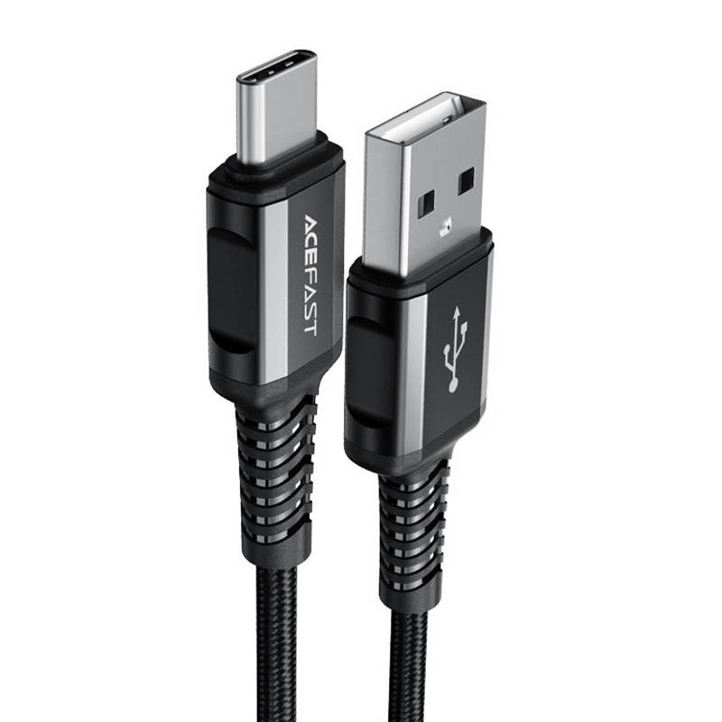 Cable USB do USB-C 1.2m Acefast C1-04  (black)