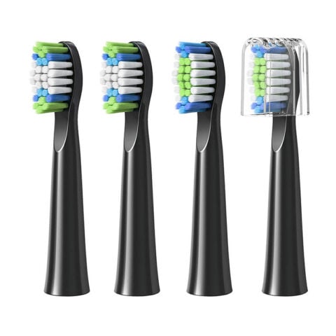 Fairywill FW-E11 toothbrush tips (black)