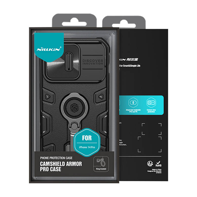 Case Nillkin CamShield Armor Pro for iPhone 14 Pro (black)