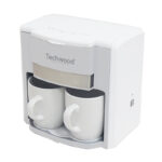 2-cup pour-over coffee maker Techwood (white)