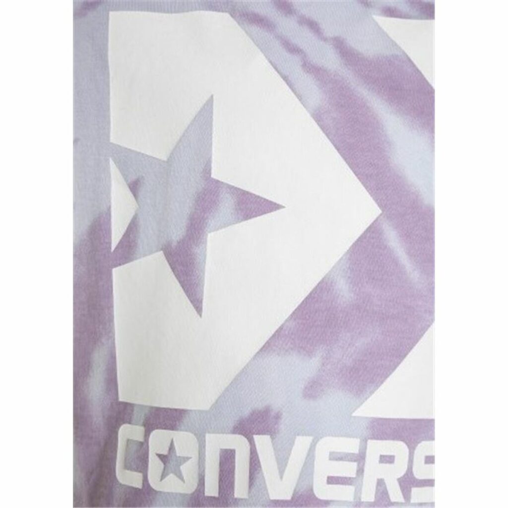 Παιδικό Μπλούζα με Κοντό Μανίκι Converse Tie Dye Δαμασκηνί