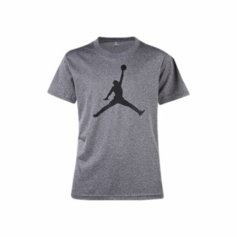 Μπλούζα με Κοντό Μανίκι Nike JDB Jumpan  Σκούρο γκρίζο