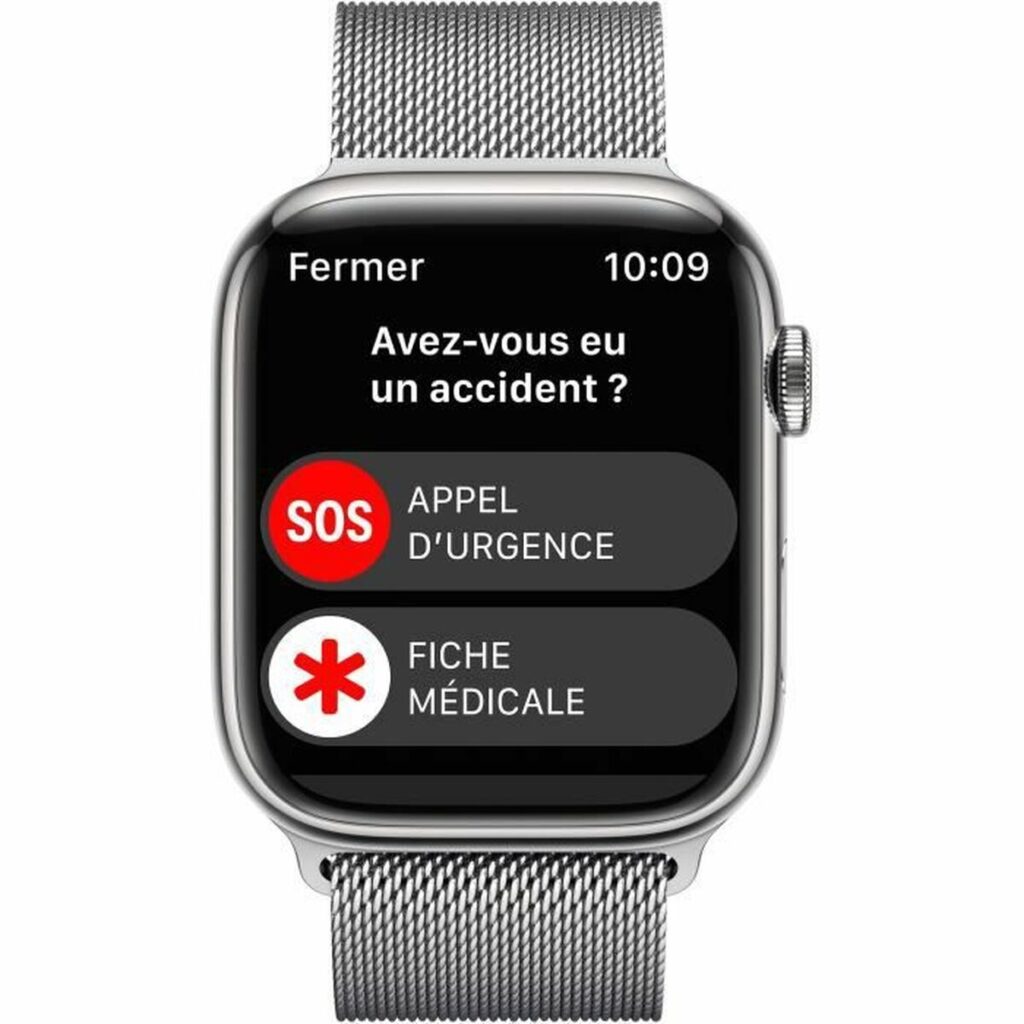 Smartwatch Apple Watch Series 8 Ασημί 45 mm