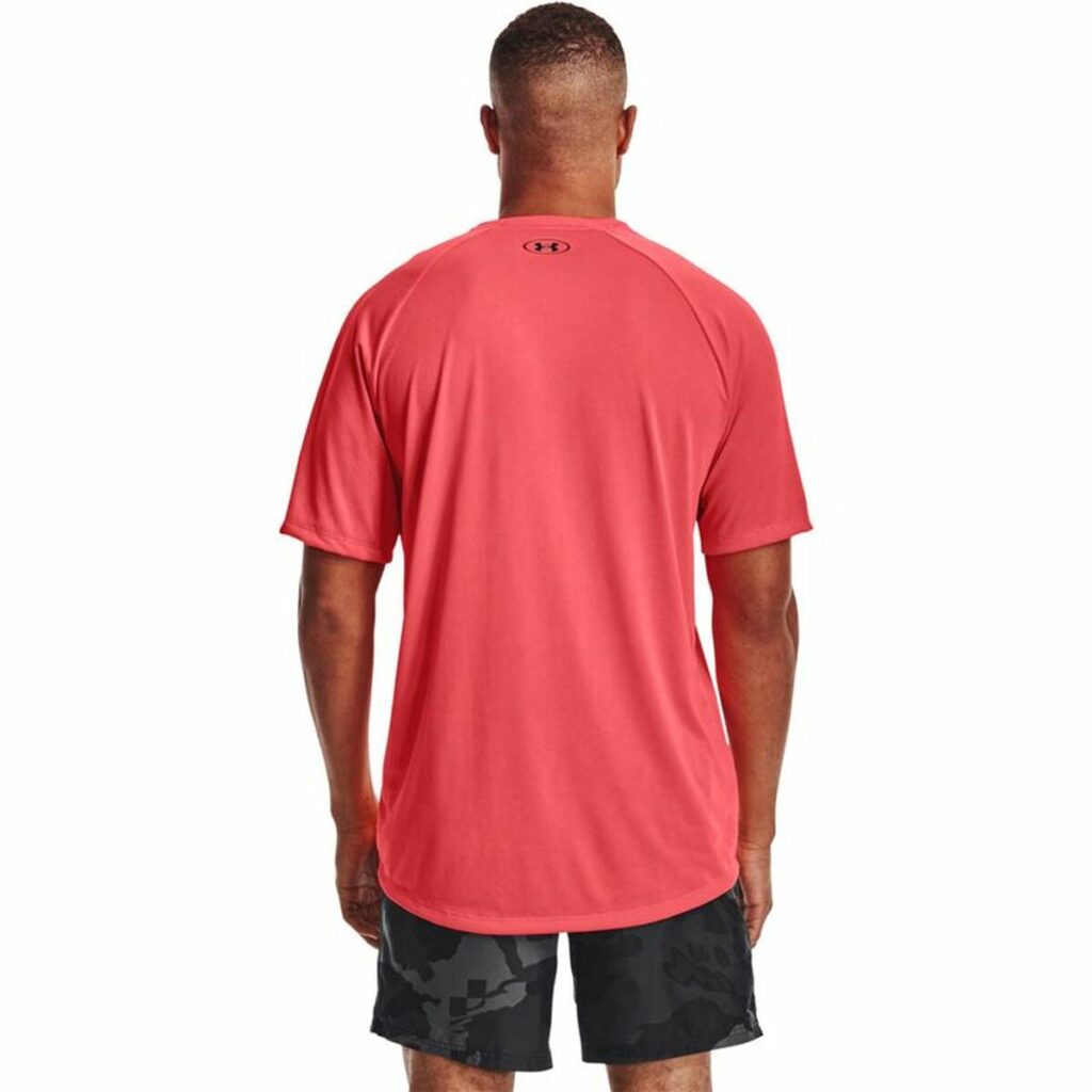Ανδρική Μπλούζα με Κοντό Μανίκι Under Armour Tech 2.0 Κόκκινο