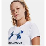 Γυναικεία Μπλούζα με Κοντό Μανίκι Under Armour Graphic Λευκό