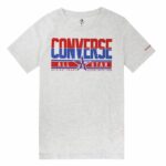 Παιδικό Μπλούζα με Κοντό Μανίκι Converse Star Birch Ανοιχτό Γκρι