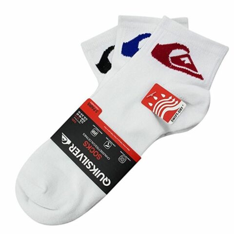 Κάλτσες Αστραγάλου QuikSilver Sportswear Λευκό 3 ζευγάρια