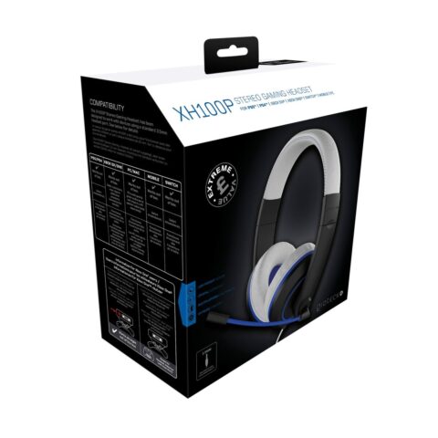 Ακουστικά με Μικρόφωνο για Gaming GIOTECK XH100 Μαύρο/Λευκό