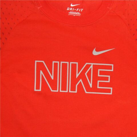 Παιδικό Μπλούζα με Κοντό Μανίκι Nike  Dri-Fit  Κόκκινο