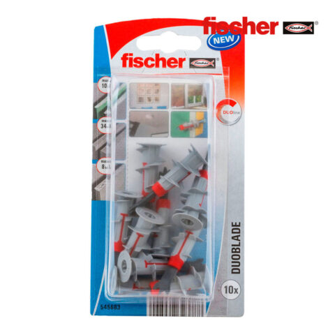 Τάκος Fischer Duoblade Νάιλον Πλαστική ύλη (x10)