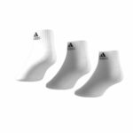 Κάλτσες Αστραγάλου Adidas Cushioned  3 ζευγάρια Λευκό