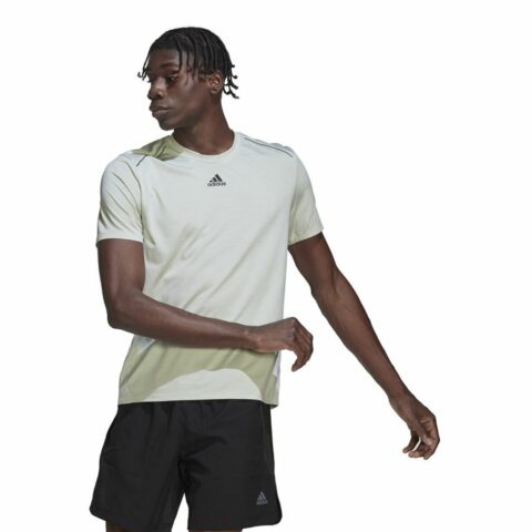 Ανδρική Μπλούζα με Κοντό Μανίκι Adidas Hiit Ανοιχτό Πράσινο
