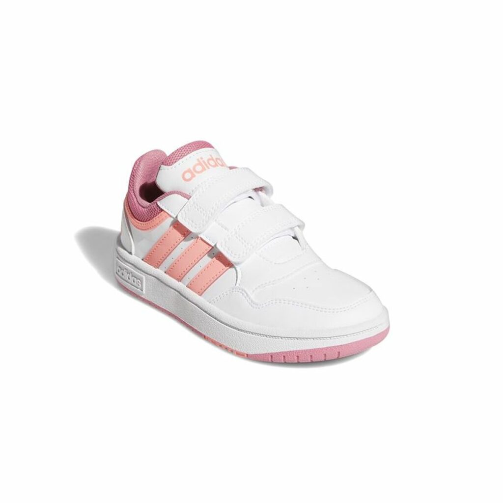 Παπούτσια για Τρέξιμο για Παιδιά Adidas Hoops 3.0 Λευκό