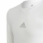 Παιδικό Πουκάμισο με Μακρύ Μανίκι Adidas  Techfit K  Λευκό