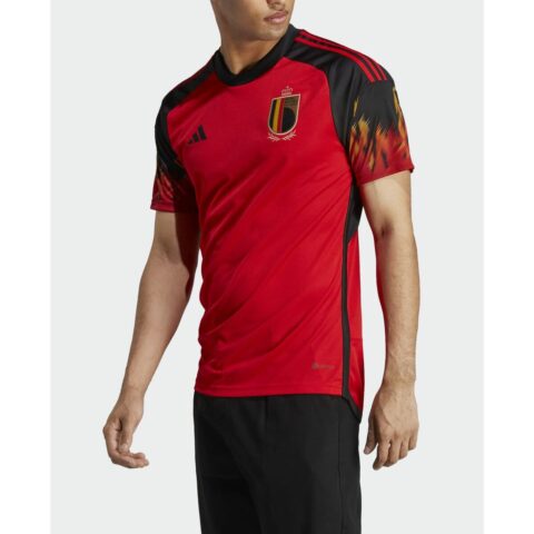 Ανδρικά Κοντομάνικα Πουκάμισα Ποδοσφαίρου Adidas Belgium 22