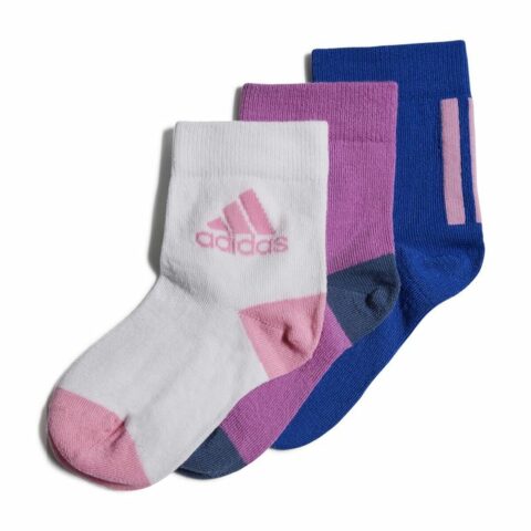 Κάλτσες Αστραγάλου Adidas Multi Μπλε Ροζ Λευκό