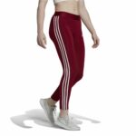 Μακρύ Αθλητικό Παντελόνι  Adidas Loungewear Βουργουνδίας Γυναίκα