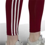 Μακρύ Αθλητικό Παντελόνι  Adidas Loungewear Βουργουνδίας Γυναίκα