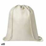 Σχολική Τσάντα με Σχοινιά Walk Genie 146432 Φυσικό (x10)