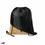 Σχολική Τσάντα με Σχοινιά 146319 Μαύρο (x10)