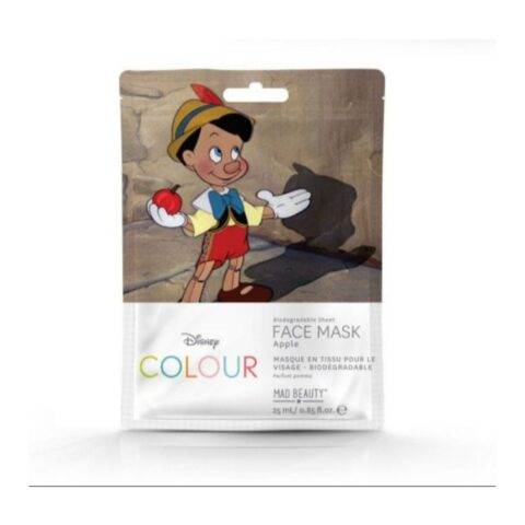 Μάσκα Προσώπου Mad Beauty Disney Colour Pinocho Μήλο Υαλουρονικό Οξύ Αναζωογονητική (25 ml)
