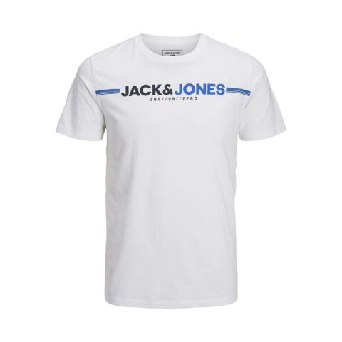 Ανδρική Μπλούζα με Κοντό Μανίκι JCOFREDERICK TEE SS Jack & Jones 22890 Λευκό