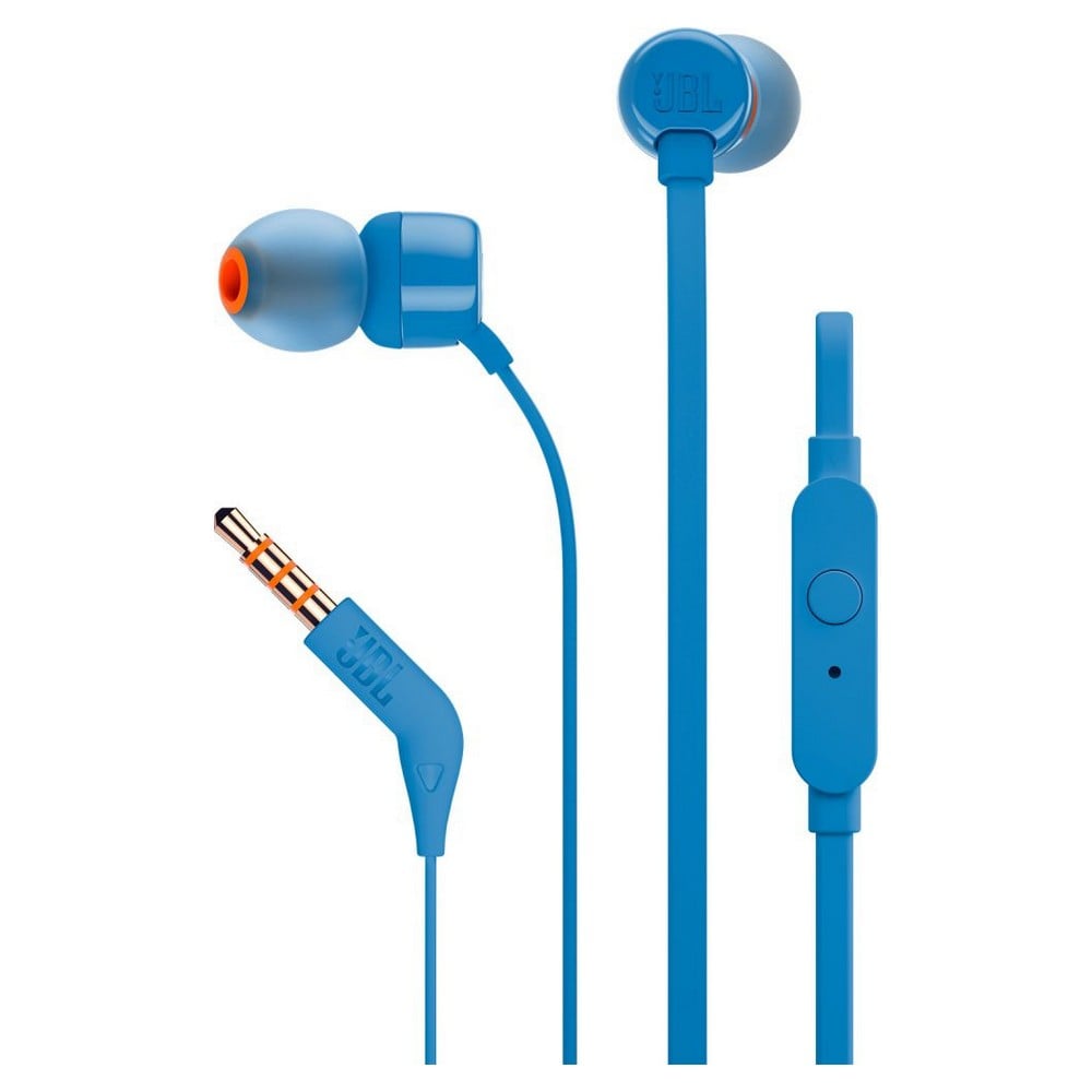 Ακουστικά με Μικρόφωνο JBL T110 Μπλε