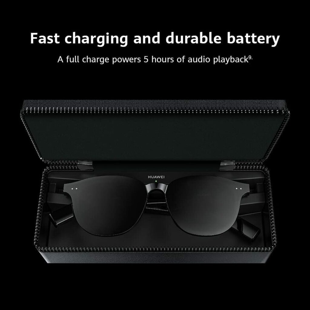Bluetooth Ακουστικά με Μικρόφωνο Huawei Gentle Monster Eyewear Μαύρο